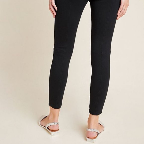 Anthropologie The Essential Ponte Tapered Trousers - Picture 2 of 9
